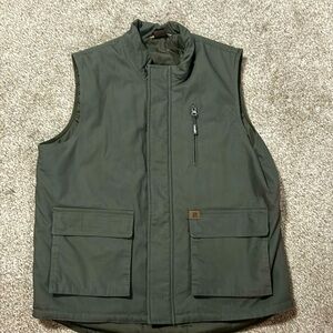 Men’s vest jacket. Wrangler. Size L. Army green.